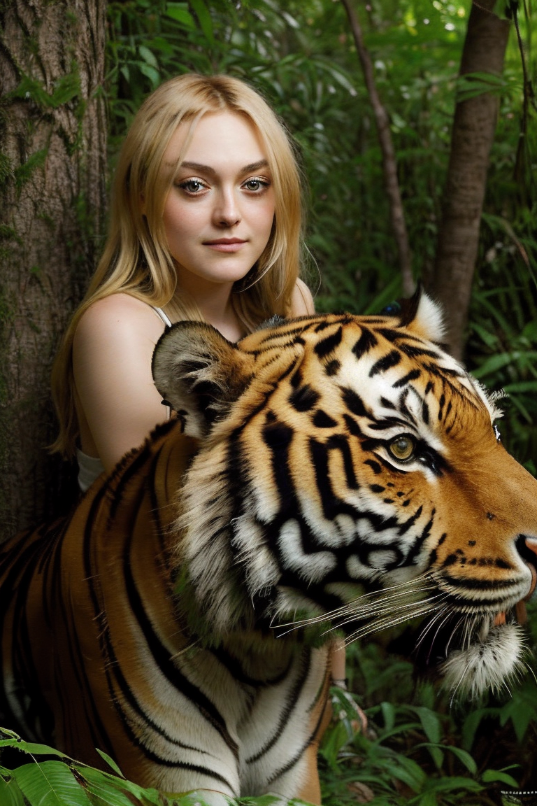 123123143558956-251849533-masterpiece, stunning closeup portrait photo of dkt,  (posing with a Tiger_1.15), solo, in a jungle_.png